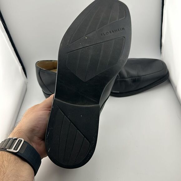 Florsheim men’s leather shoes sz 11 - Picture 3 of 5